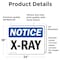 Signmission Radiation & Laser Sign, 18 in H x 24 in W, Vinyl Decal, Rectangle OS-2PACK-NS-D-1824-L-19084 - alternate 6